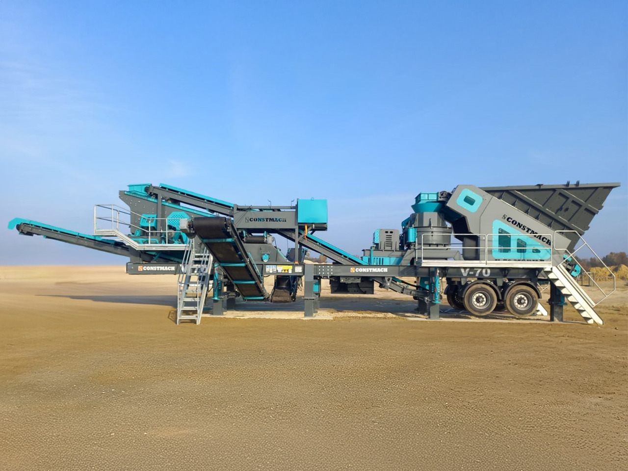 Constmach Mobiler Prallbrecher mit vertikaler Welle und einer Kapazität von 100–150 Tonnen - Mobile crusher: picture 5 Constmach Mobiler Prallbrecher mit vertikaler Welle und einer Kapazität von 100–150 Tonnen - Mobile crusher: picture 5