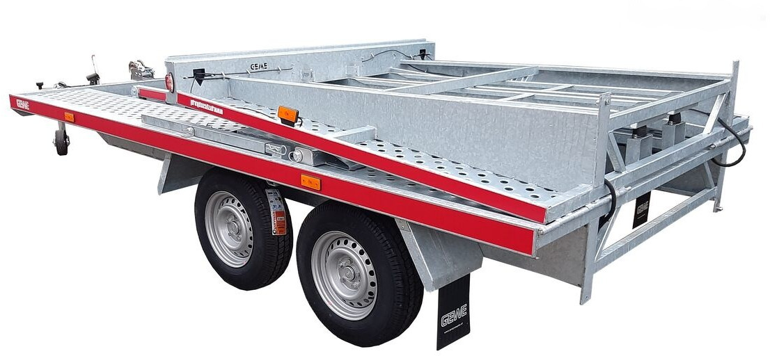 Gewe Laweta piętrowa, hydrauliczna, L3500 F/1 - Autotransporter trailer: picture 3 Gewe Laweta piętrowa, hydrauliczna, L3500 F/1 - Autotransporter trailer: picture 3