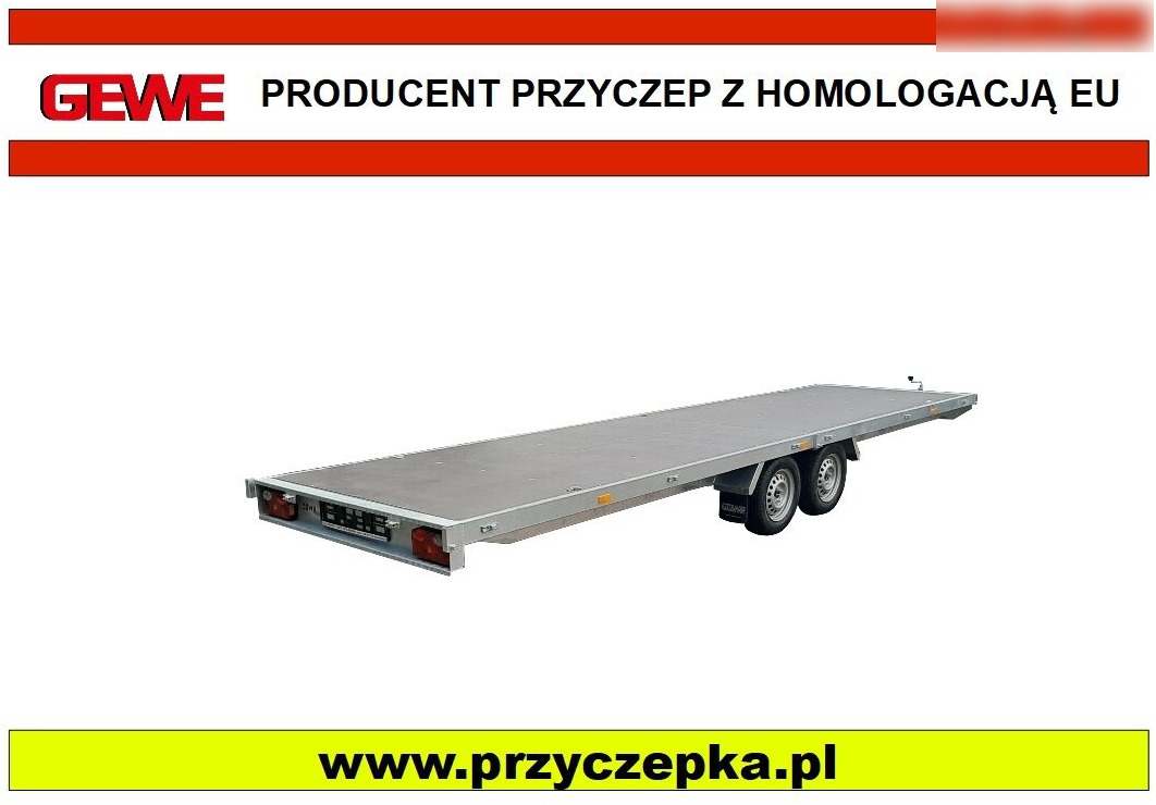 Gewe PD750 C, długość 6 m - Dropside/ Flatbed trailer: picture 1 Gewe PD750 C, długość 6 m - Dropside/ Flatbed trailer: picture 1