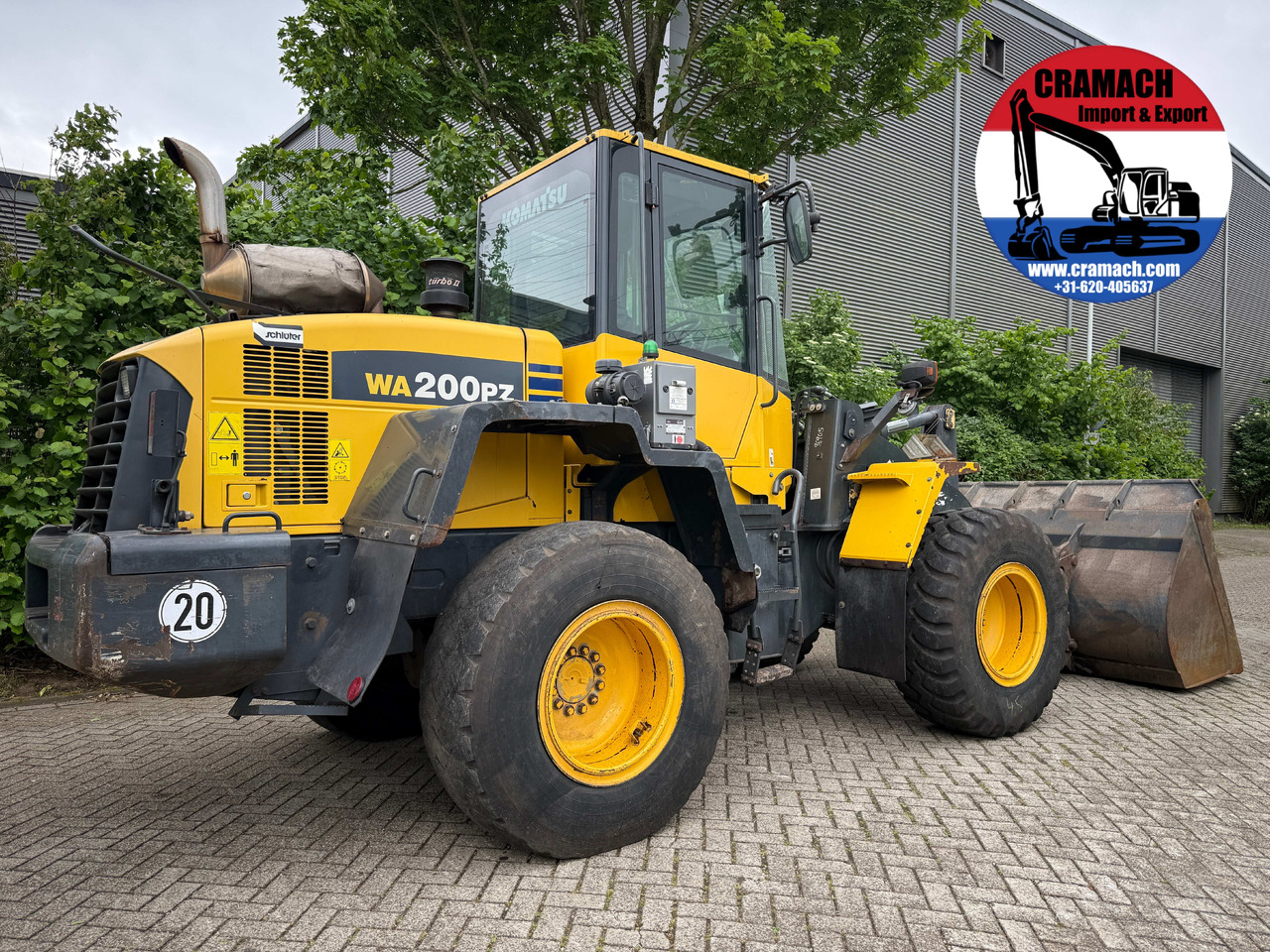 KOMATSU WA200PZ-6 - Wheel loader: picture 1 KOMATSU WA200PZ-6 - Wheel loader: picture 1