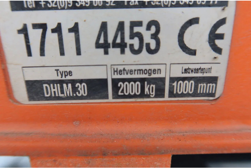 Box truck DAF CF 290 FA Bak+ klep Dhollandia 2000 kg: picture 16