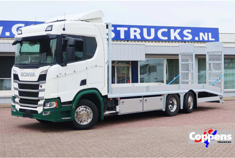 Scania R500 NGS Machinetransport 6x2 Hydralische oprijplaten. Binnenkort leverbaar. - Autotransporter truck: picture 1 Scania R500 NGS Machinetransport 6x2 Hydralische oprijplaten. Binnenkort leverbaar. - Autotransporter truck: picture 1