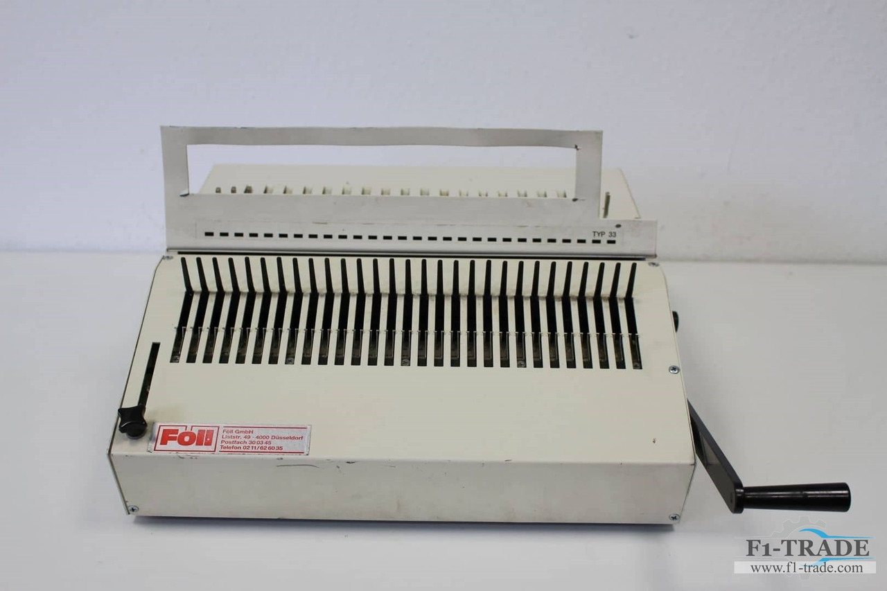 FOELL - Binding machine: picture 1 FOELL - Binding machine: picture 1