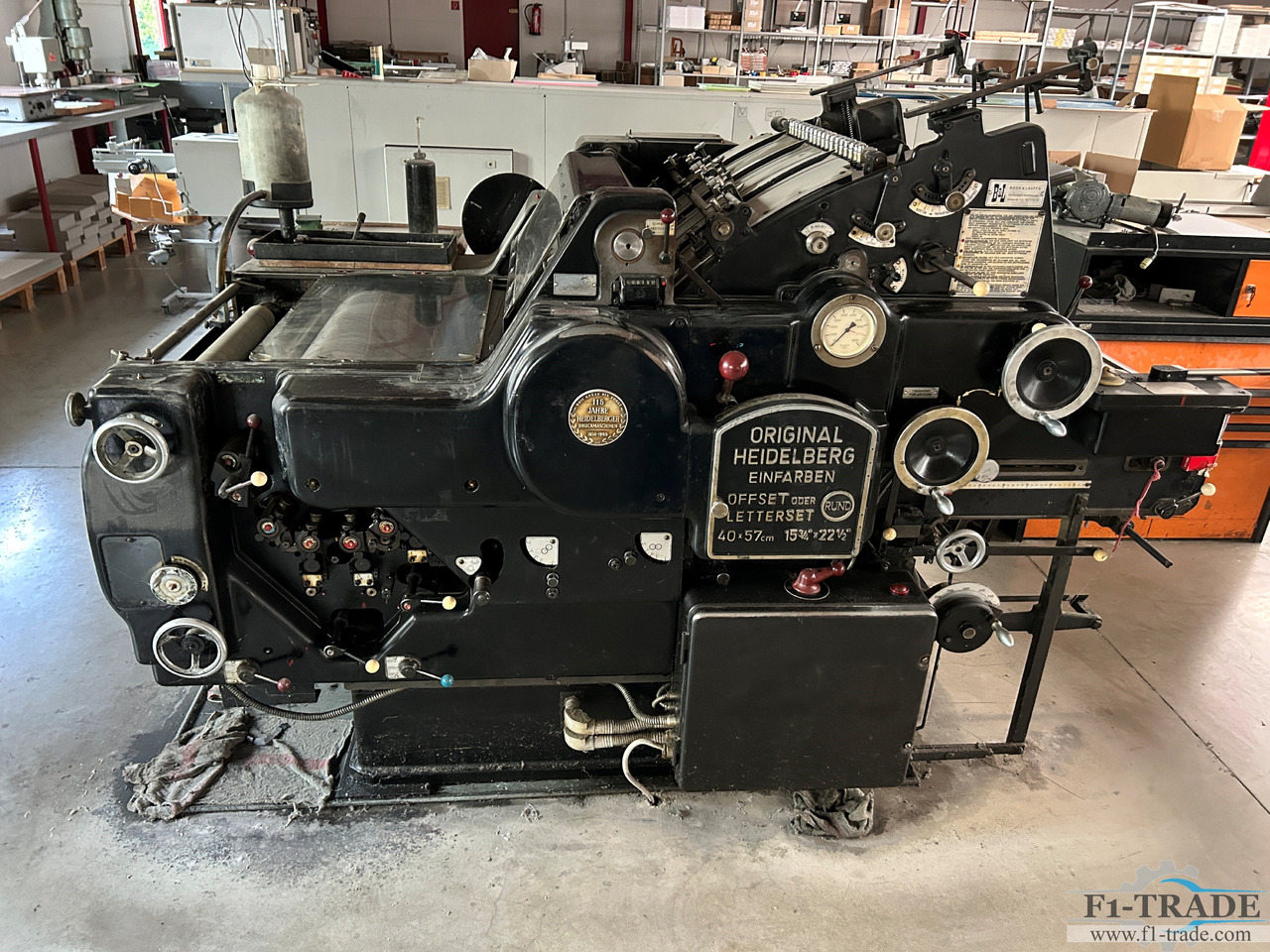 Heidelberg KOR - Offset printing machine: picture 1 Heidelberg KOR - Offset printing machine: picture 1