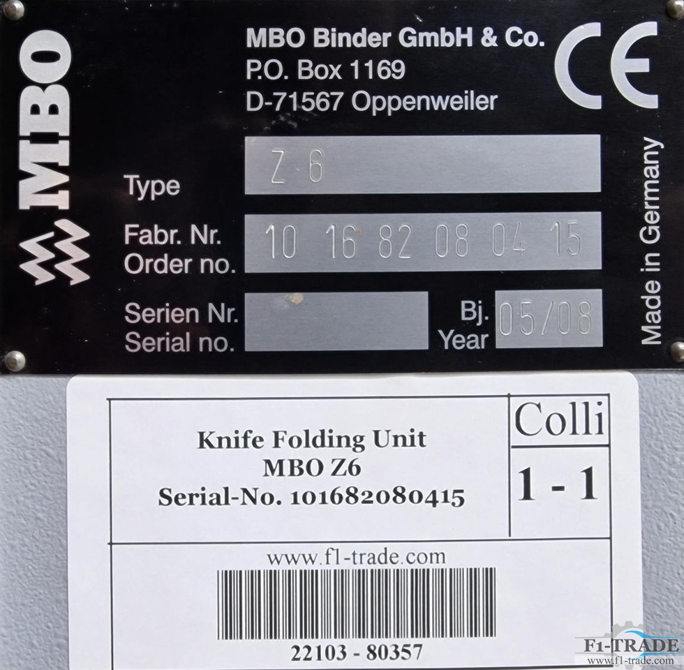 Lease a MBO Z6 MBO Z6: picture 6