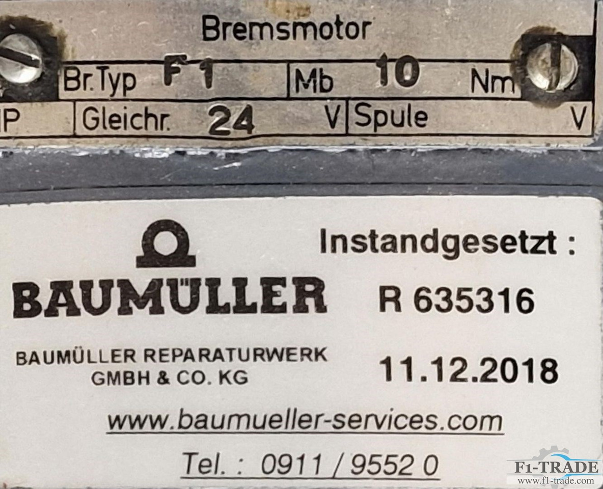 Baumüller F1 - Spare parts for Printing machinery: picture 5 Baumüller F1 - Spare parts for Printing machinery: picture 5
