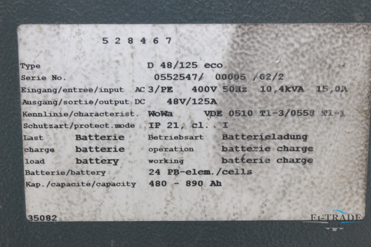 Still E 220 G 24/65 B-ET-DA - Spare parts for Material handling equipment: picture 5 Still E 220 G 24/65 B-ET-DA - Spare parts for Material handling equipment: picture 5
