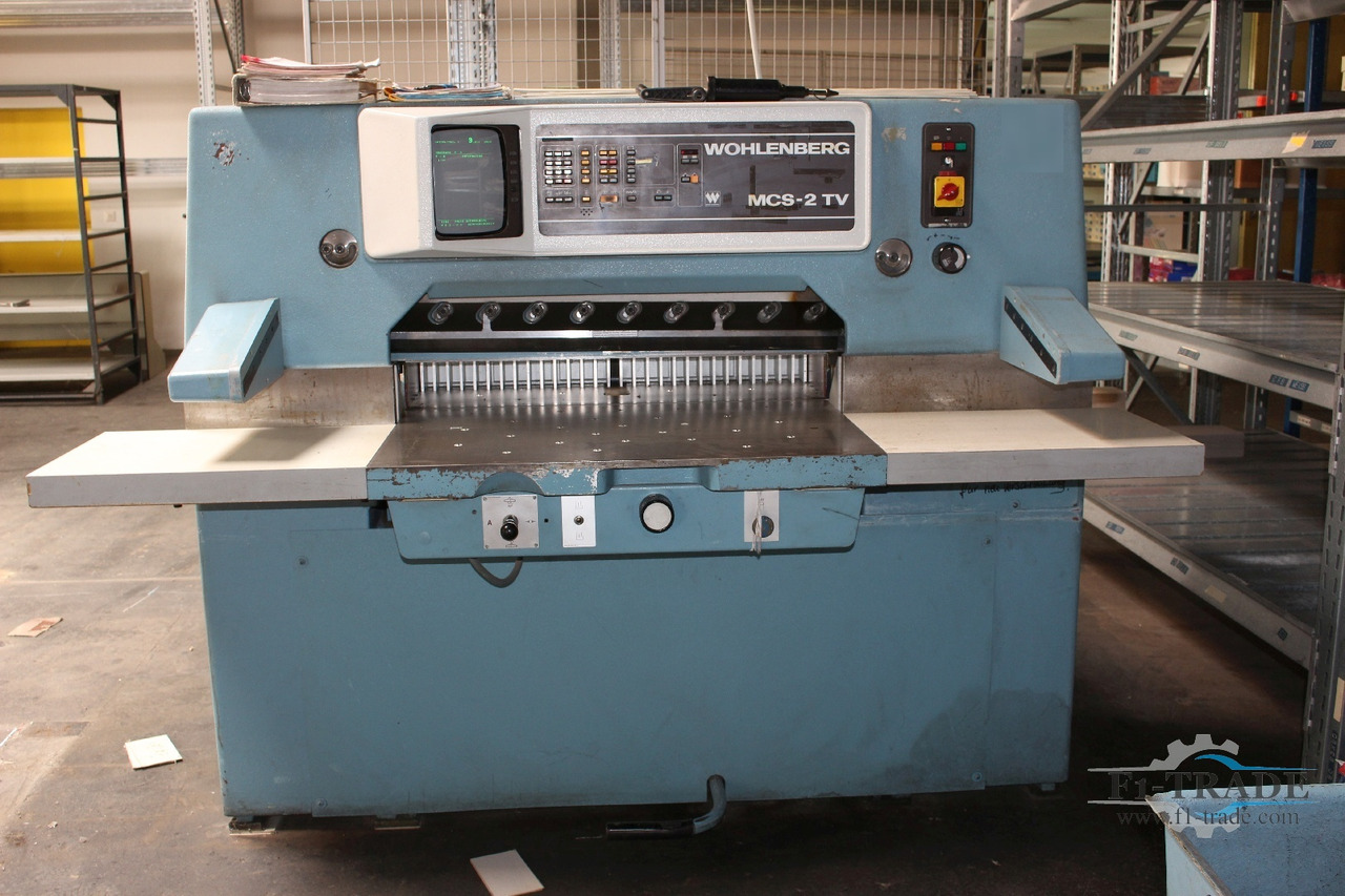 Wohlenberg 92 MCS-TV - Paper cutting machine: picture 1 Wohlenberg 92 MCS-TV - Paper cutting machine: picture 1