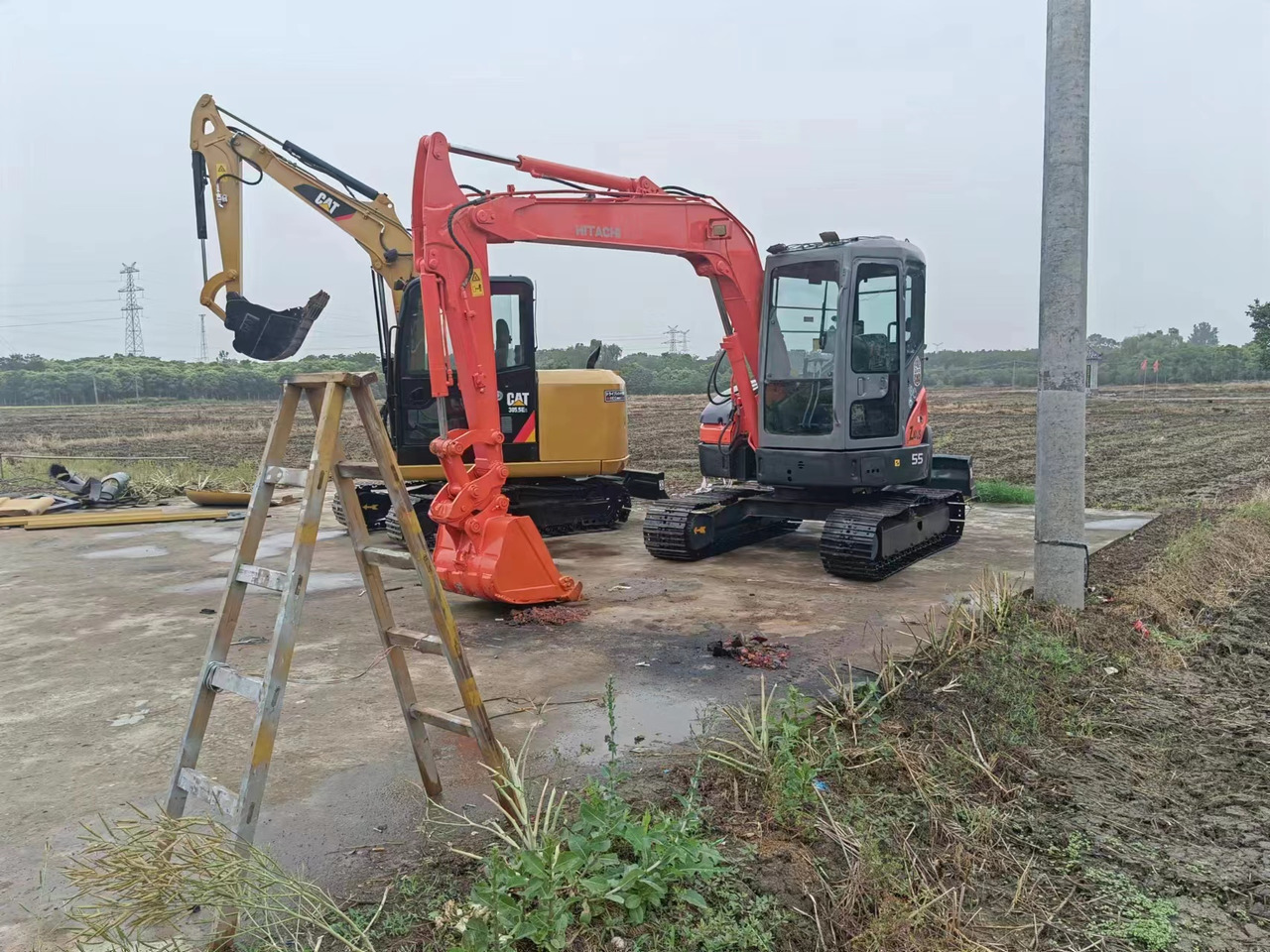 HITACHI ZX55 - Mini excavator: picture 2 HITACHI ZX55 - Mini excavator: picture 2