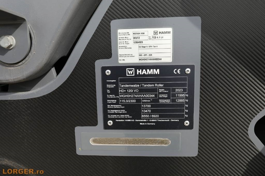 Road roller Hamm HD 120 VO: picture 17