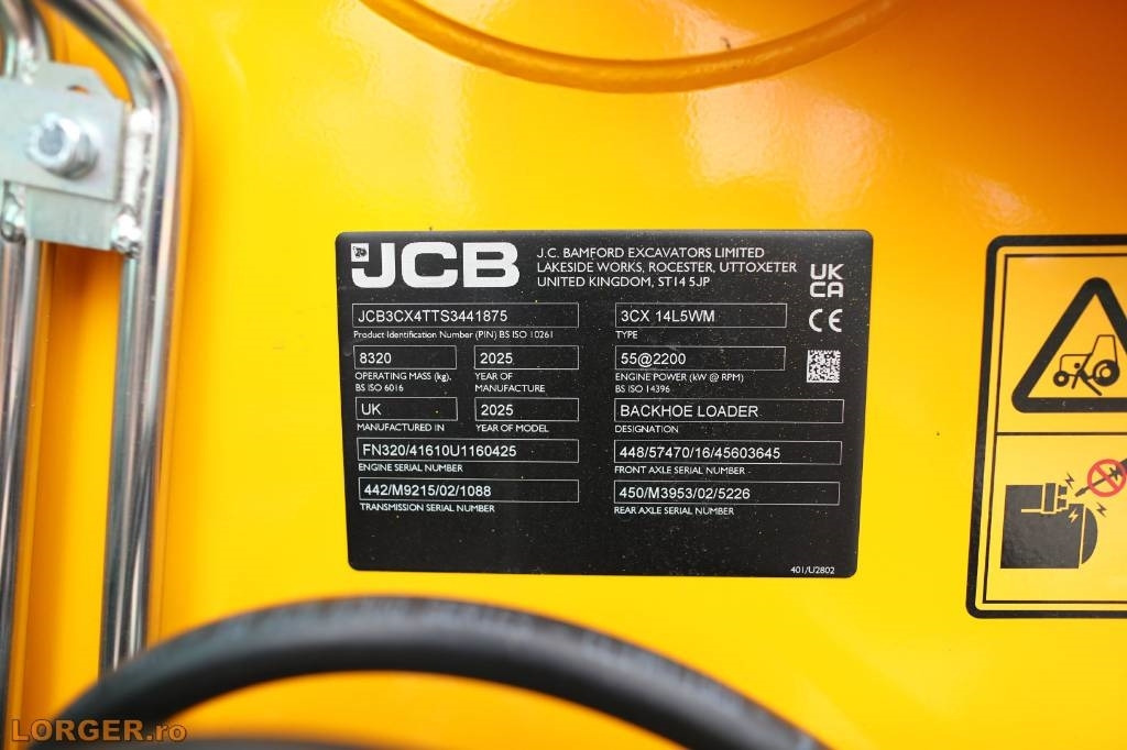 Backhoe loader JCB 3 CX - NEW: picture 28