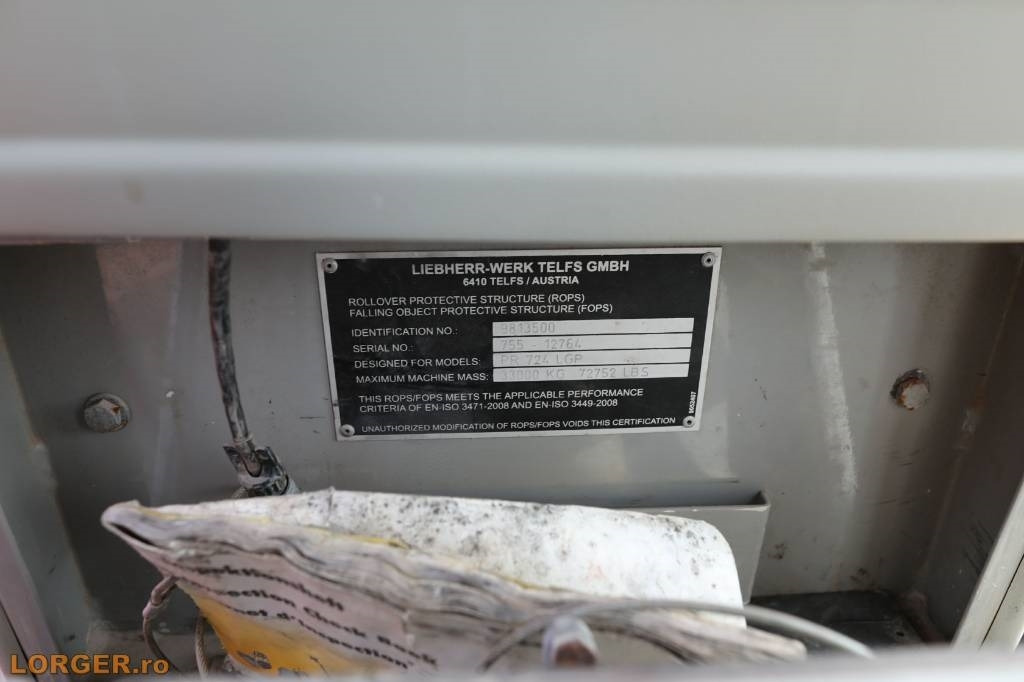 Bulldozer Liebherr PR 724 LGP: picture 28 Bulldozer Liebherr PR 724 LGP: picture 28