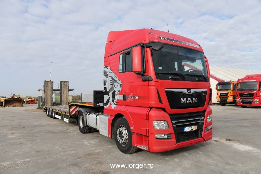 MAN TGX 18.500 4x2 + Trailer Kässbohrer LB3E Lowbed  - Tractor unit: picture 1 MAN TGX 18.500 4x2 + Trailer Kässbohrer LB3E Lowbed  - Tractor unit: picture 1
