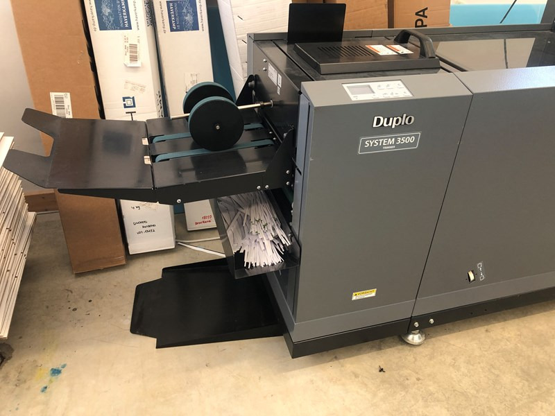 Duplo System 3500 | DC-445 | 2016 - Printing machinery: picture 4 Duplo System 3500 | DC-445 | 2016 - Printing machinery: picture 4