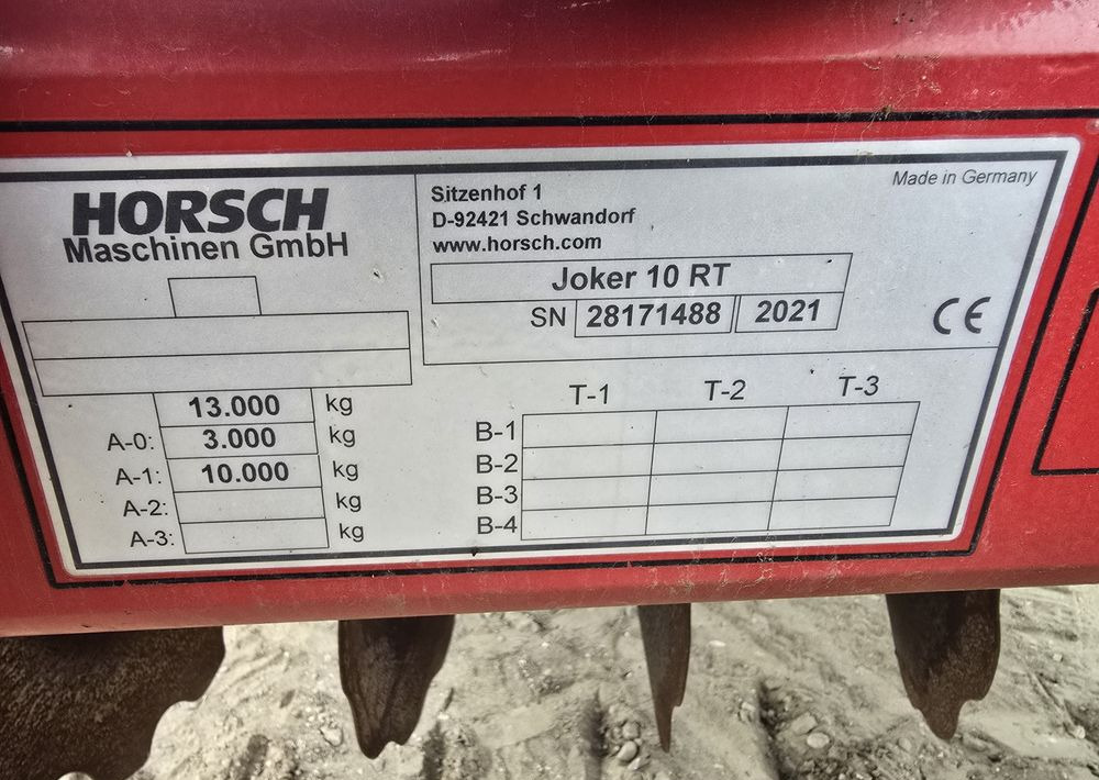 Horsch Jocker 10RT - Other machinery: picture 5 Horsch Jocker 10RT - Other machinery: picture 5