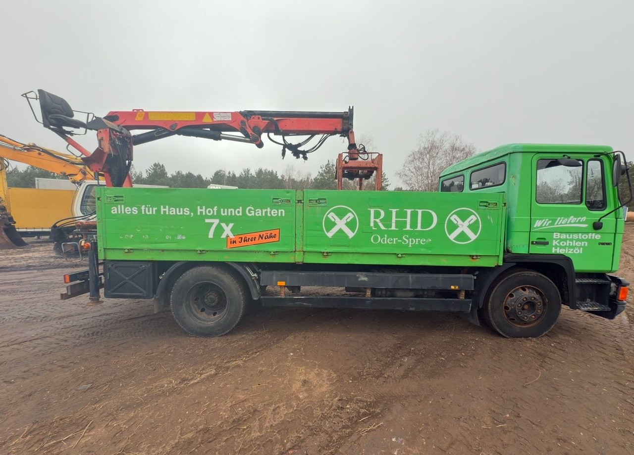 MAN 14.192 - Dropside/ Flatbed truck, Crane truck: picture 3 MAN 14.192 - Dropside/ Flatbed truck, Crane truck: picture 3