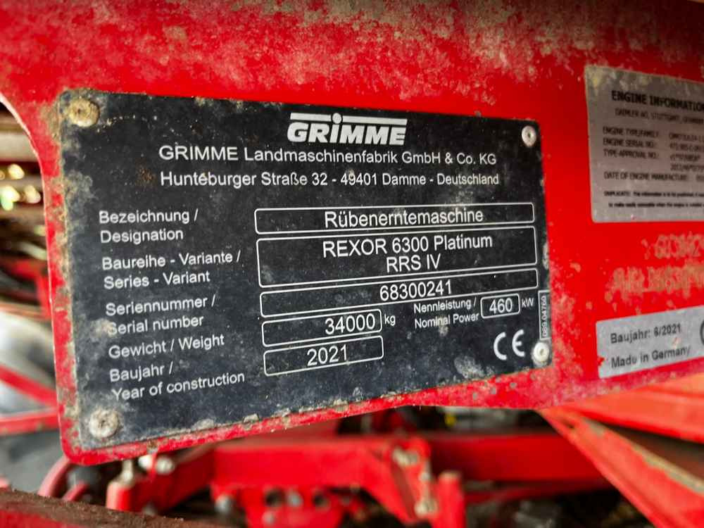 Soil tillage equipment Grimme REXOR 6300 Platinum: picture 17