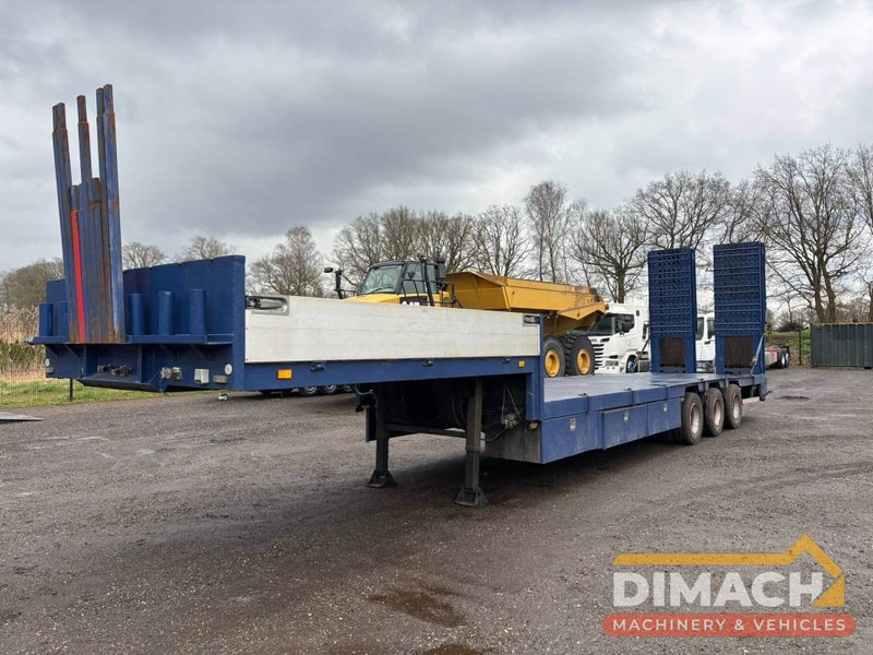 Broshuis Lowloader tieflader 3 assen leaf spring, laadklep - Low loader semi-trailer: picture 2 Broshuis Lowloader tieflader 3 assen leaf spring, laadklep - Low loader semi-trailer: picture 2