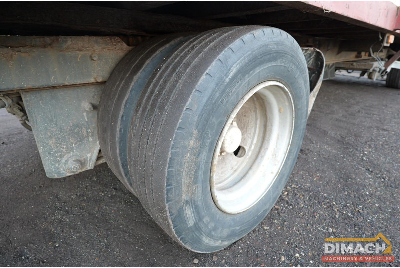 Dropside/ Flatbed semi-trailer Van Hool ONBEKEND Platte kar snelverkeer - luchtremmen - 770x246cm plateau afmetingen: picture 12