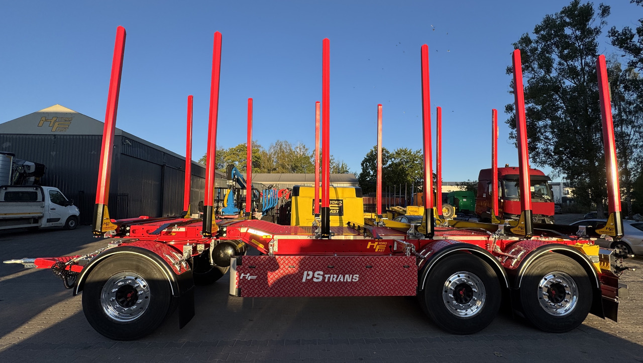 HYDROFAST Przyczepa 3 osiowa / 3 axles timber transport trailer / Remorque à 3 essieux pour le transport de bois / 3-Achs-Rungenanhänger / 3-tengelyes-rönkszállító-pótkocsi / Remorcă pentru transportul lemnului - Timber trailer: picture 1 HYDROFAST Przyczepa 3 osiowa / 3 axles timber transport trailer / Remorque à 3 essieux pour le transport de bois / 3-Achs-Rungenanhänger / 3-tengelyes-rönkszállító-pótkocsi / Remorcă pentru transportul lemnului - Timber trailer: picture 1