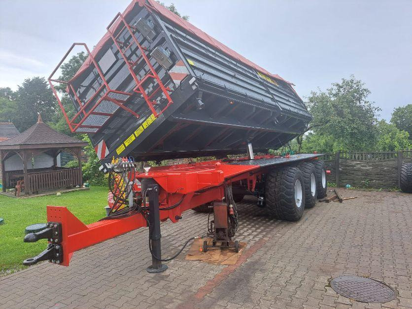 New Farm tipping trailer/ Dumper Techmont Anhänger / Trailer / Remorque / Rimorchio / Прицеп / Przyczepa tridem PTW 21 t: picture 10