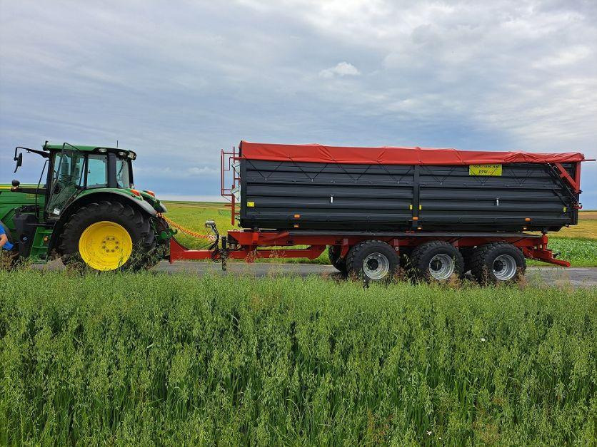 New Farm tipping trailer/ Dumper Techmont Anhänger / Trailer / Remorque / Rimorchio / Прицеп / Przyczepa tridem PTW 21 t: picture 9