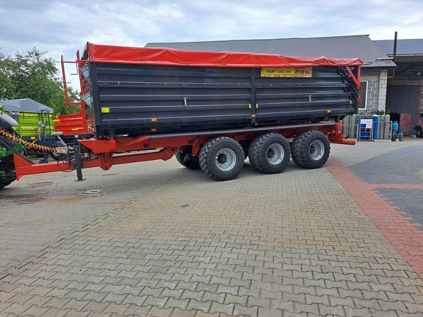 New Farm tipping trailer/ Dumper Techmont Anhänger / Trailer / Remorque / Rimorchio / Прицеп / Przyczepa tridem PTW 21 t: picture 8