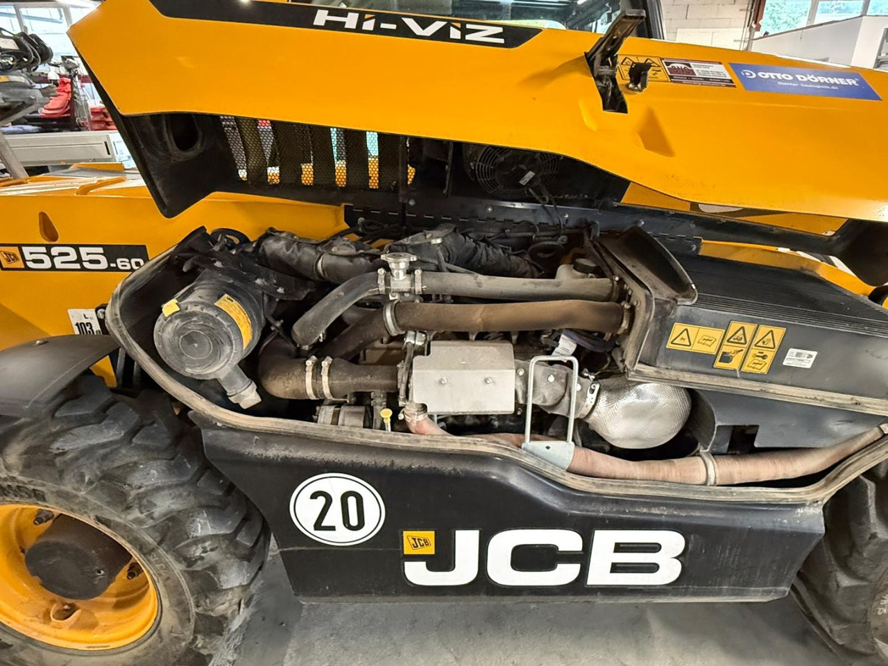 JCB JCB 525-60T5 HiViz - Telescopic wheel loader: picture 5 JCB JCB 525-60T5 HiViz - Telescopic wheel loader: picture 5