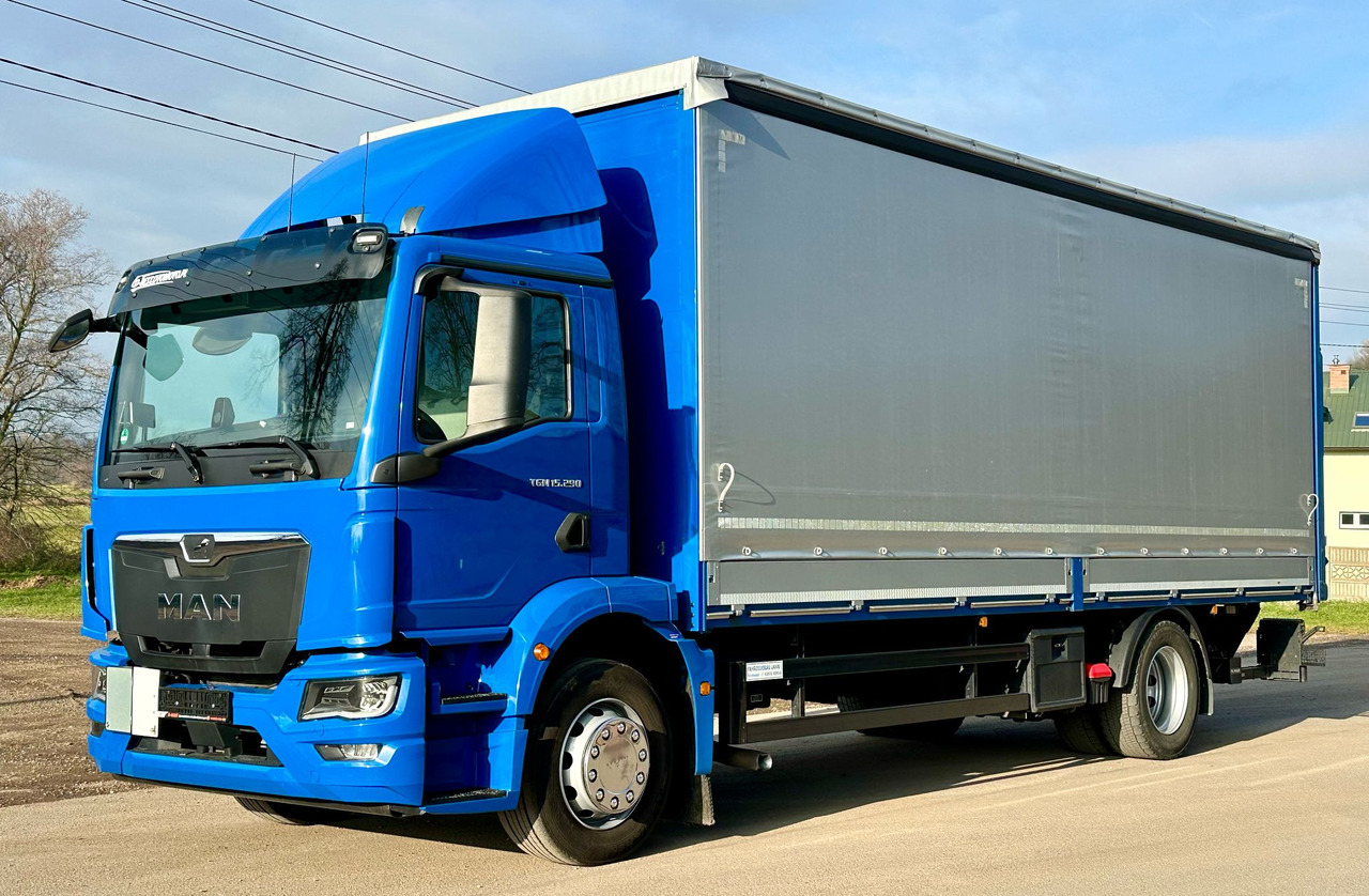 MAN TGM 15.290 / FIRANKA / WINDA / AUTOMAT / 2021 ROK / 18 EUROPALET / 15 T DMC - Curtainsider truck: picture 2 MAN TGM 15.290 / FIRANKA / WINDA / AUTOMAT / 2021 ROK / 18 EUROPALET / 15 T DMC - Curtainsider truck: picture 2