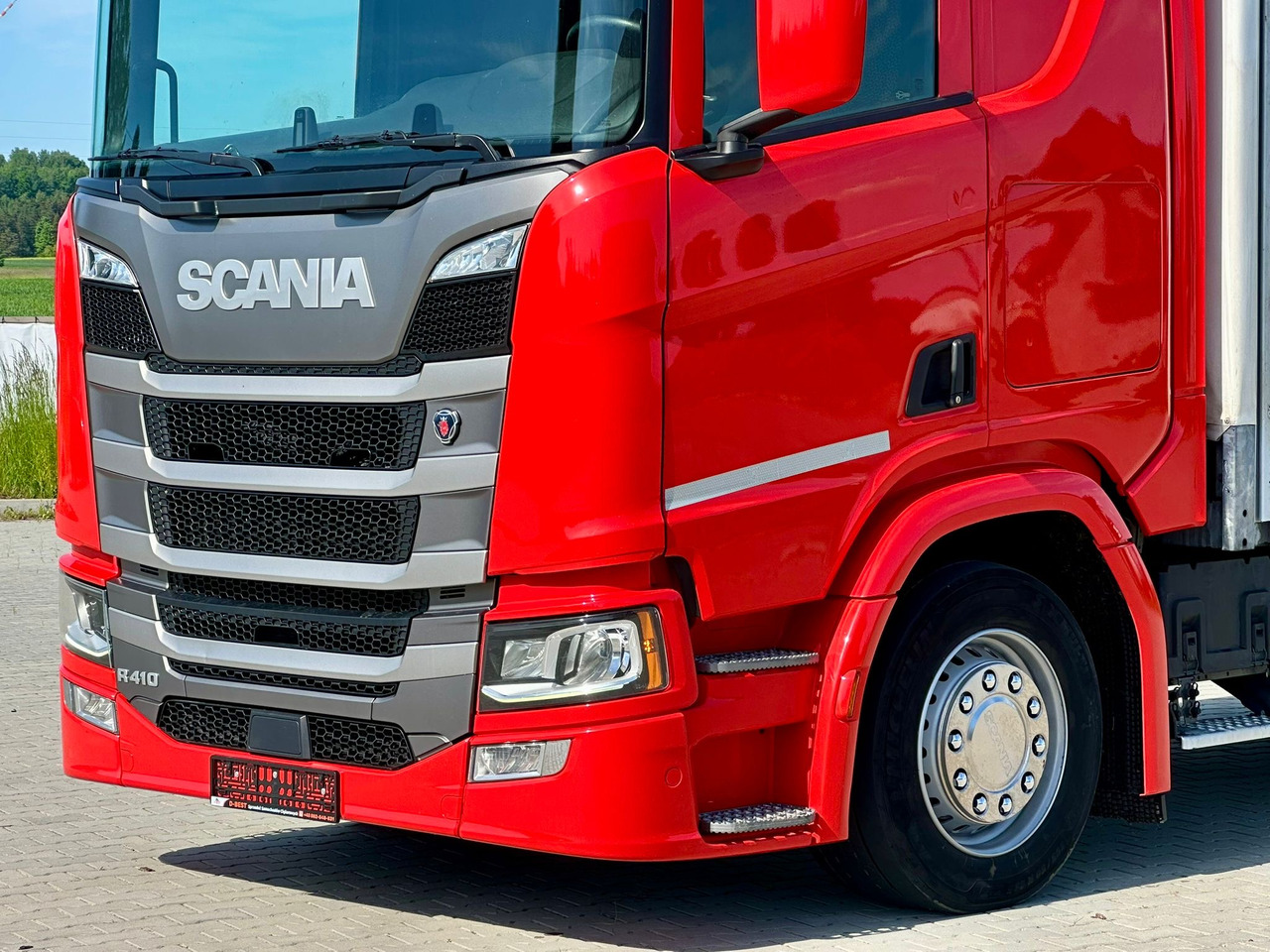 Curtainsider truck SCANIA R410 / FIRANKA / 21 EUROPALET / 8.5 M DŁUGOŚCI / 6x2 / PODWIESZA: picture 10