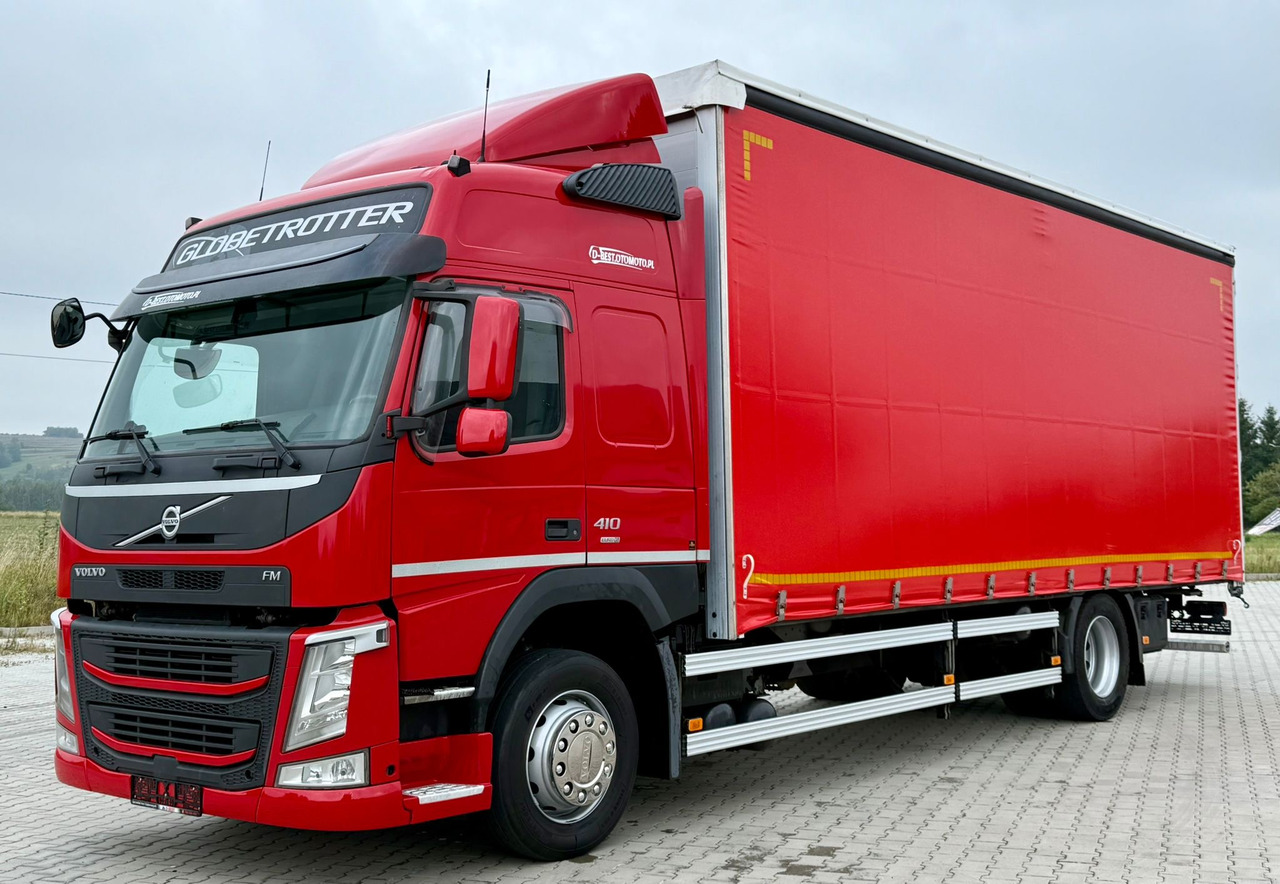 VOLVO FM 410 / FIRANKA / 18 EUROPALET / AUTOMAT / SYPIALKA / SPROWADZONE / 2017 ROK - Curtainsider truck: picture 2 VOLVO FM 410 / FIRANKA / 18 EUROPALET / AUTOMAT / SYPIALKA / SPROWADZONE / 2017 ROK - Curtainsider truck: picture 2