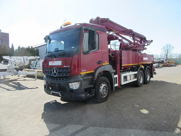 2017 SCHWING S24 X / MB AROCS - Concrete pump truck: picture 4 2017 SCHWING S24 X / MB AROCS - Concrete pump truck: picture 4