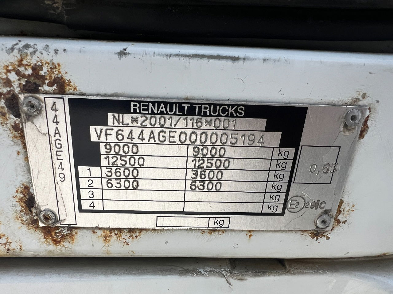 Box truck Renault Midliner 160 Manual: picture 11