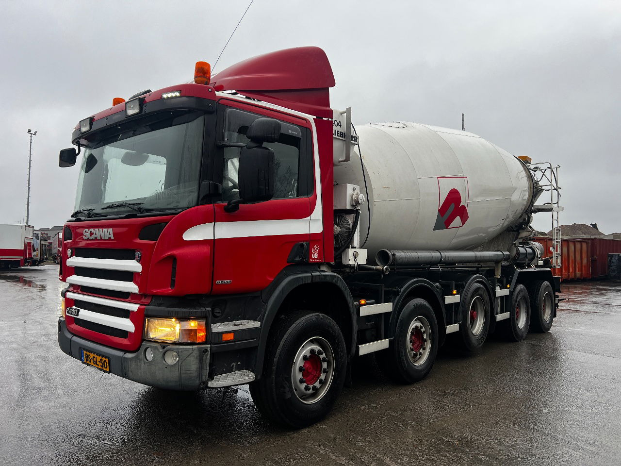 Scania P420 10x4, 15m3 Liebherr, full steel - Concrete mixer truck: picture 1 Scania P420 10x4, 15m3 Liebherr, full steel - Concrete mixer truck: picture 1