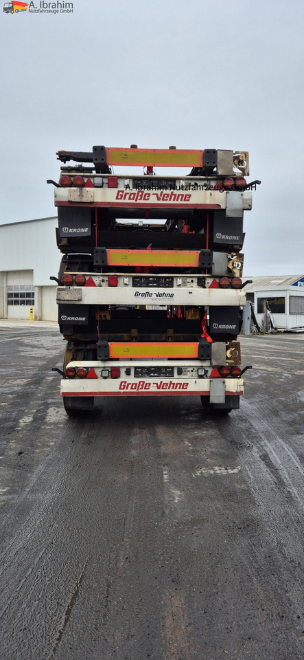 Container transporter/ Swap body trailer Krone AZ 5x vorhanden SAF Achsen, fertig gestapelt: picture 11