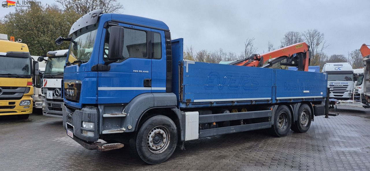 MAN TGS 26.440 PK 18001 L 6x2 | Lift-Lenkachse - Crane truck, Dropside/ Flatbed truck: picture 1 MAN TGS 26.440 PK 18001 L 6x2 | Lift-Lenkachse - Crane truck, Dropside/ Flatbed truck: picture 1