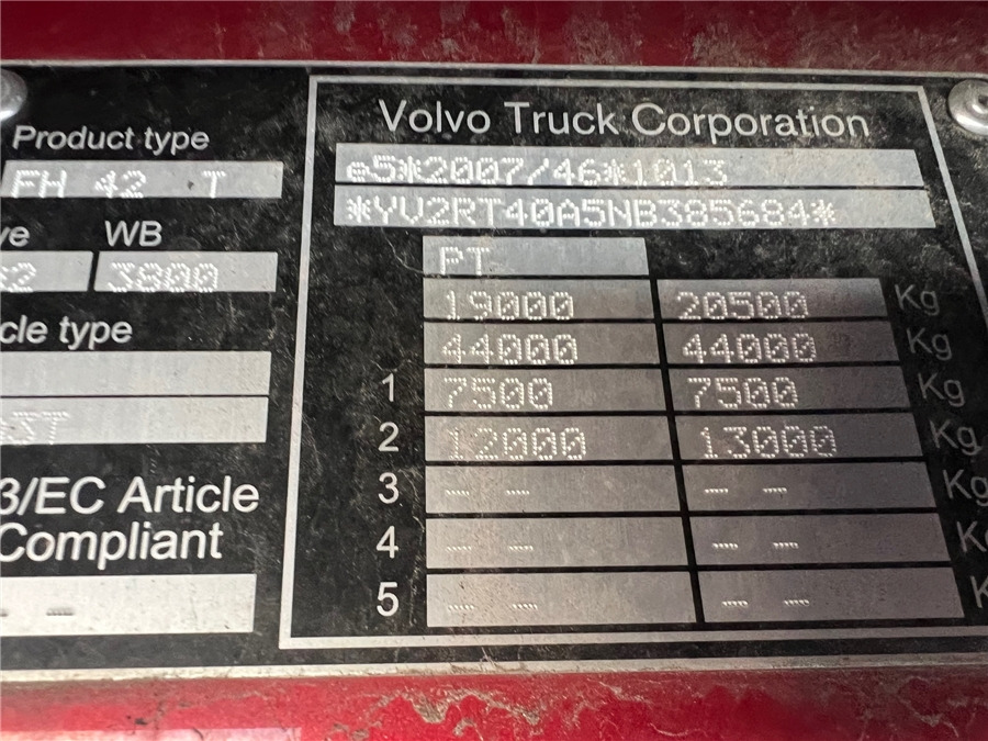 Tractor unit Volvo FH500/RETARDER/PCOOL: picture 12