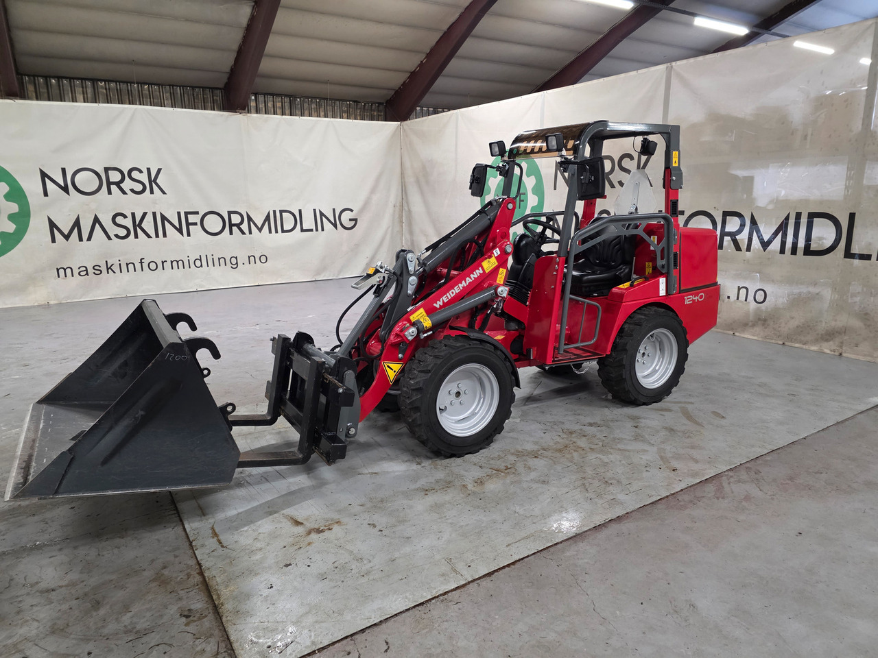 Weidemann 1240CX LP - Compact loader: picture 1 Weidemann 1240CX LP - Compact loader: picture 1