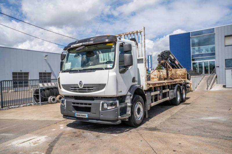 Renault LANDER 340 DXI-6X4+HIAB 14 T/m/3xhydr. - Dropside/ Flatbed truck, Crane truck: picture 1 Renault LANDER 340 DXI-6X4+HIAB 14 T/m/3xhydr. - Dropside/ Flatbed truck, Crane truck: picture 1
