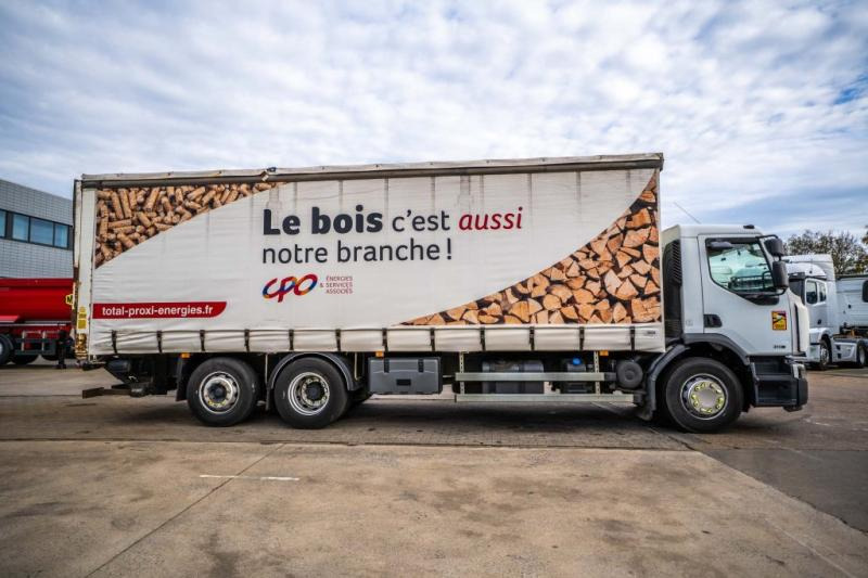 Renault PREMIUM 310 6X2 + Palfinger 2.5T - Curtainsider truck: picture 3 Renault PREMIUM 310 6X2 + Palfinger 2.5T - Curtainsider truck: picture 3