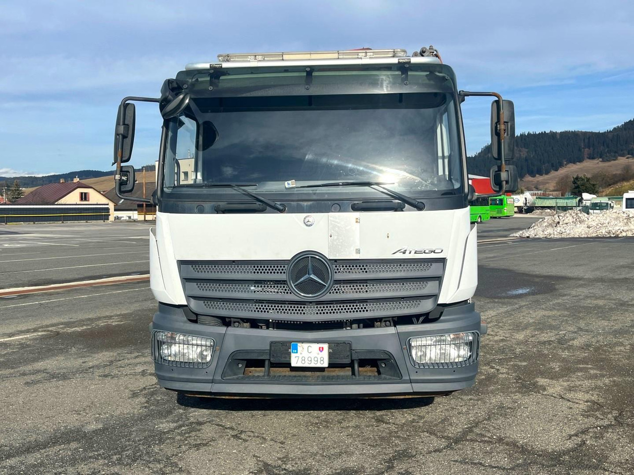 Mercedes truck ATEGO, 1527, Crane HMF 1120 - K5 - Dropside/ Flatbed truck, Crane truck: picture 2 Mercedes truck ATEGO, 1527, Crane HMF 1120 - K5 - Dropside/ Flatbed truck, Crane truck: picture 2