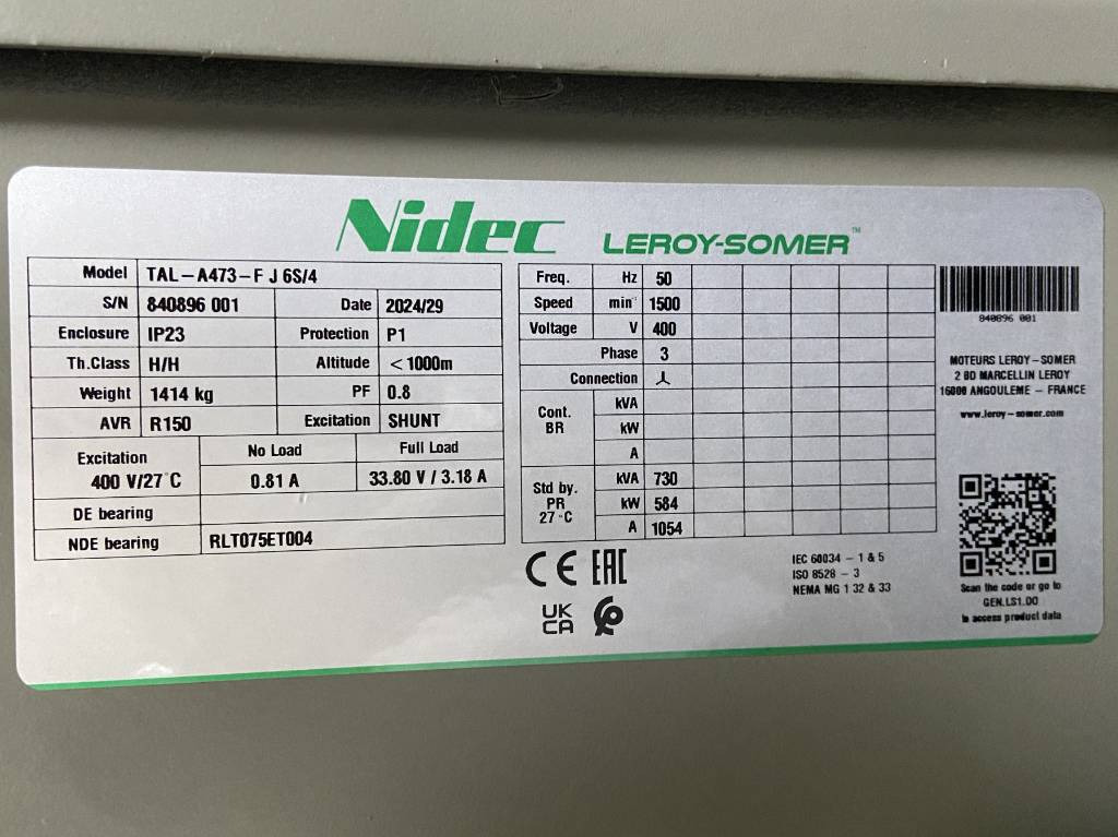 Perkins 2806D-E18TAG1A - 700 kVA Generator - DPX-19816 - Generator set: picture 4 Perkins 2806D-E18TAG1A - 700 kVA Generator - DPX-19816 - Generator set: picture 4