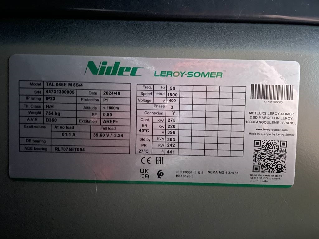Scania DC09 - 300 kVA Generator - DPX-17947 - Generator set: picture 3 Scania DC09 - 300 kVA Generator - DPX-17947 - Generator set: picture 3