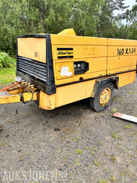1900 Atlas Copco 160 XASS kompressor - Construction equipment: picture 2 1900 Atlas Copco 160 XASS kompressor - Construction equipment: picture 2