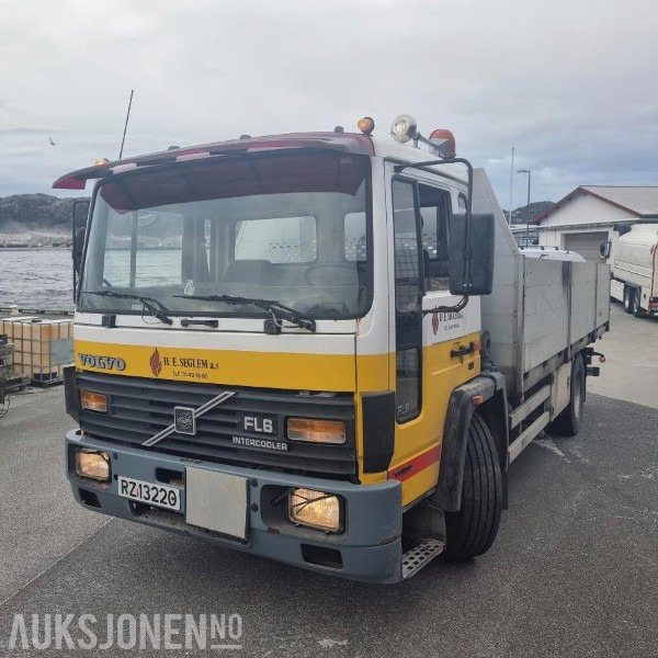 Dropside/ Flatbed truck 1986 Volvo FL6144X2 lastebil med plan eu ok 05.2026: picture 11