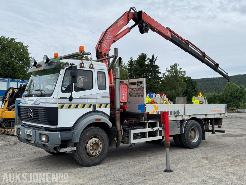 1994 Mercedes-Benz 1831 45 kranbil - Crane truck: picture 1 1994 Mercedes-Benz 1831 45 kranbil - Crane truck: picture 1
