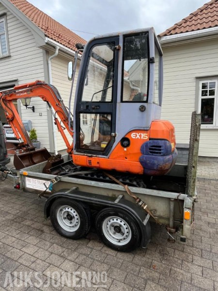 2000 Minigraver - Hitachi EX15 - Mini excavator: picture 3 2000 Minigraver - Hitachi EX15 - Mini excavator: picture 3