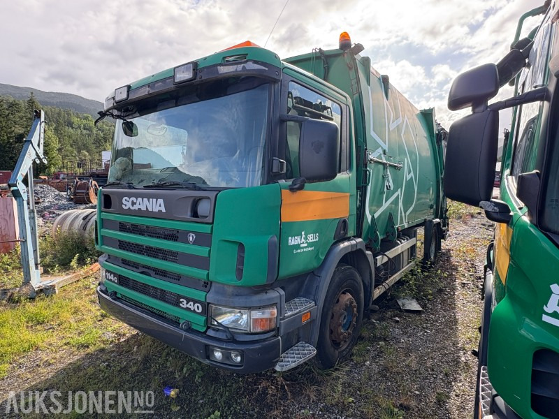 2000 Scania P114 komprimatorbil - renovasjonsbil - bossbil - Garbage truck: picture 1 2000 Scania P114 komprimatorbil - renovasjonsbil - bossbil - Garbage truck: picture 1