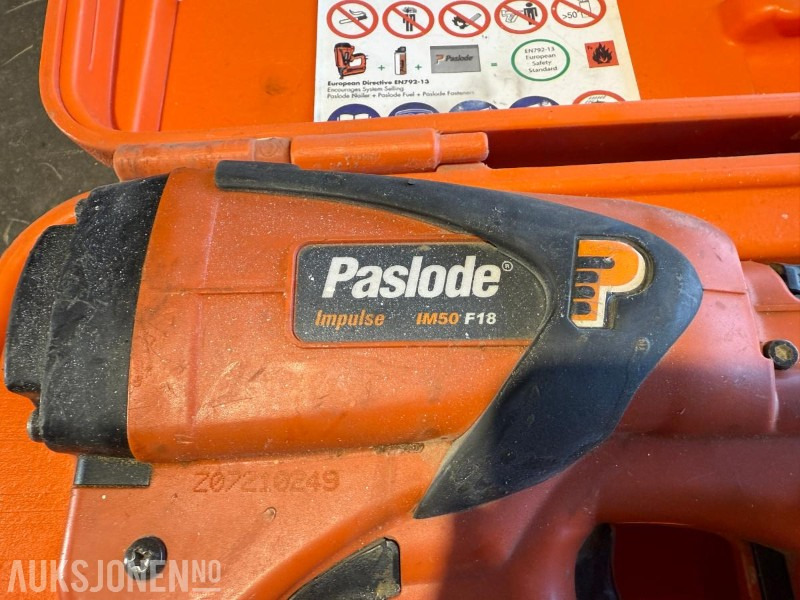2006 Paslode impulse IM50 F18 gasspistol. - Construction equipment: picture 3 2006 Paslode impulse IM50 F18 gasspistol. - Construction equipment: picture 3