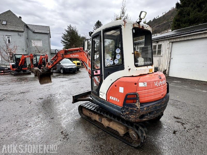 2007 Kubota KX61-3 Minigraver m/graveskuffe/anti-theft system, 4356 timer - Mini excavator: picture 3 2007 Kubota KX61-3 Minigraver m/graveskuffe/anti-theft system, 4356 timer - Mini excavator: picture 3